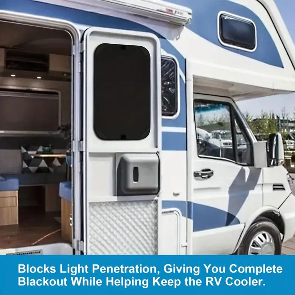 Tenda per finestra porta camper 25 x 16 pollici pieghevole protezione UV totale isolamento finestra camper protezione UV totale finestra porta camper