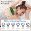 Smart Wireless TENS & EMS Neck Massager With 3 Level Heat, Portable EMS Muscle Stimulator Cervical Vertebra Back Body Massage