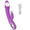 Powerful Rabbit Vibrator for Women G Spot Clitoris Stimulator Vagina Nipple Massage Dildo Masturbation Adults Sex Toy for Female