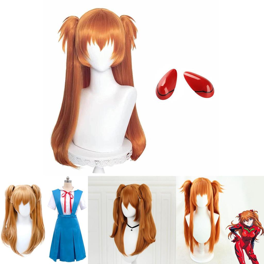 Paruka Eva Asuka Importovaná Prémiová Vlákna Přirozený Vzhled Měkká Textura Perfektní Pro Cosplay A Večírky