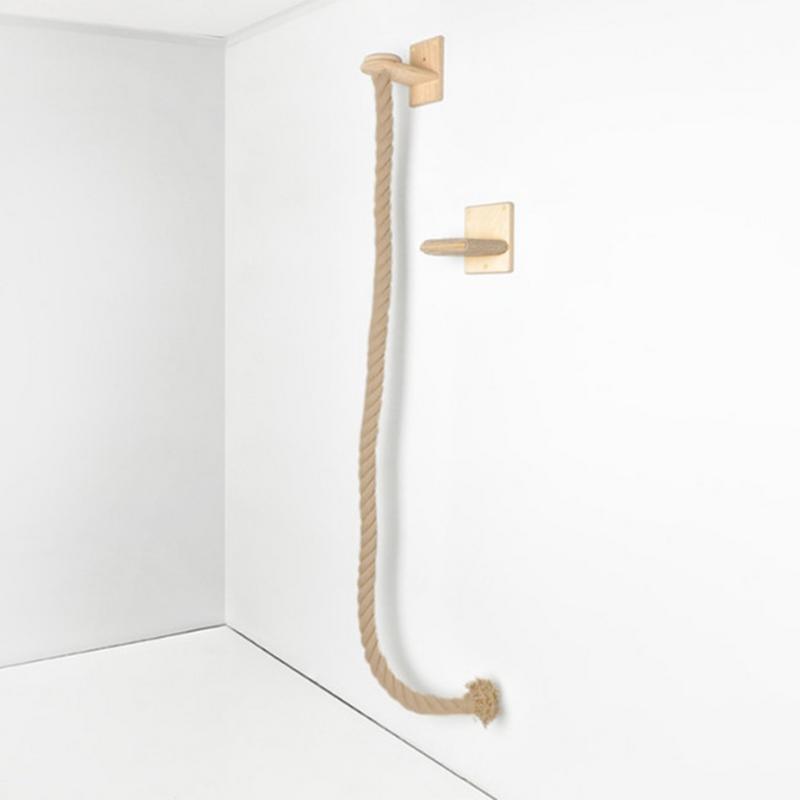 Katzenseil zum Klettern Kätzchen Kletterturm Spielzeug Haustier Ausruhen Springen Leiter für Krallenwetzen Wandmontiert Kätzchen Kratzen