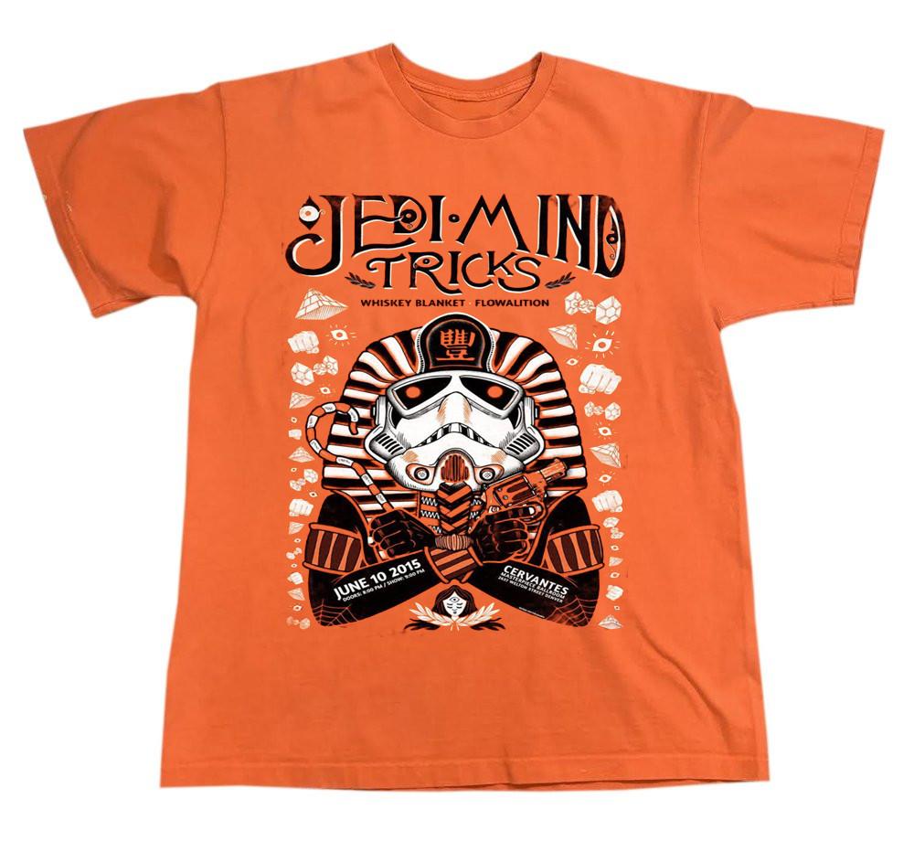 

НОВЫЙ Постер «Джедайские Хитрости Разума» Хлопковая Футболка с Коротким Рукавом Оранжевая VX46 Унисекс Футболка XXXXL