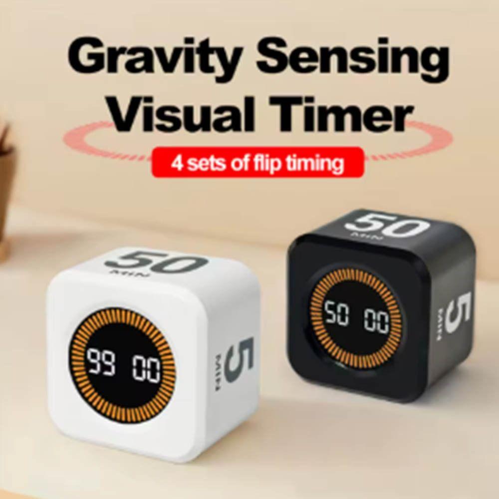 Gravity Sensor Visual Flip Timer LED Display Gravity Sensor Timer  Study Timer
