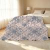 Non-Shedding Flannel Throw Blanket, Minimalist Design, Soft & Warm Cozy Blanket for Couch, Bed, Movie Nights, Halloween & Christmas Winter Use