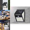 Solar Power Wall Lamp With 140led And Manual Switch For Outdoor Yard Garden Lighting