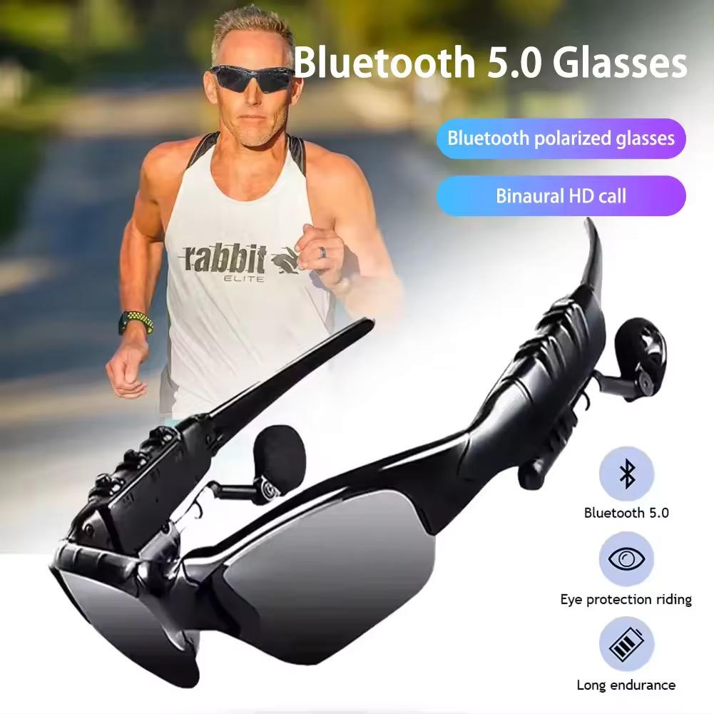 Bluetooth 5.0 Polarized Audio Smart Sunglasses Lightweight Rechargeable Built-in Headphones Long Battery