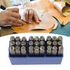 Letter Punch Set 27 Letters High Strength High Carbon Steel Metal Letter Stamp Set for Jewelry Artwork