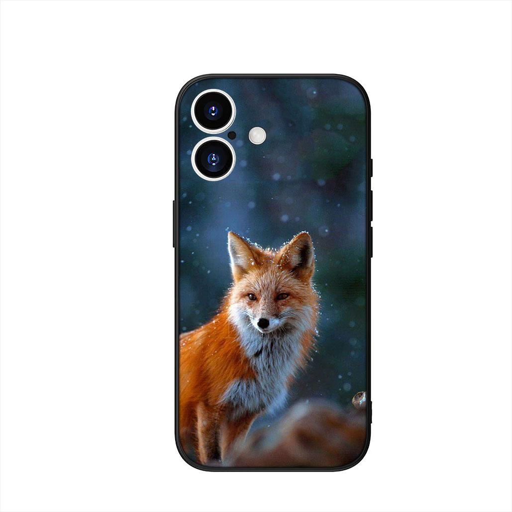 Phone Cover for Samsung Galaxy S25 S23 S22 S24 FE Ultra Plus A56 A05 A06 A15 A16 A57 S7 Edge Case Anime fox funny foxs cute Galaxy S7 edge
