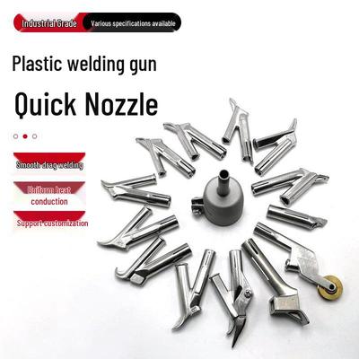 Set di ugelli per saldatura in PVC a quattro pezzi: A forma di Y, Triangolare, Multispec, Acciaio Inossidabile 304 per Pistola ad Aria Calda