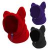 1Pcs Soft Dogs Fleece Hat Neck Warm Pet Headwear Dog Warmer Ears Hoodie Caps Pet Headgear Pet Supplies French Dogs Winter Hats