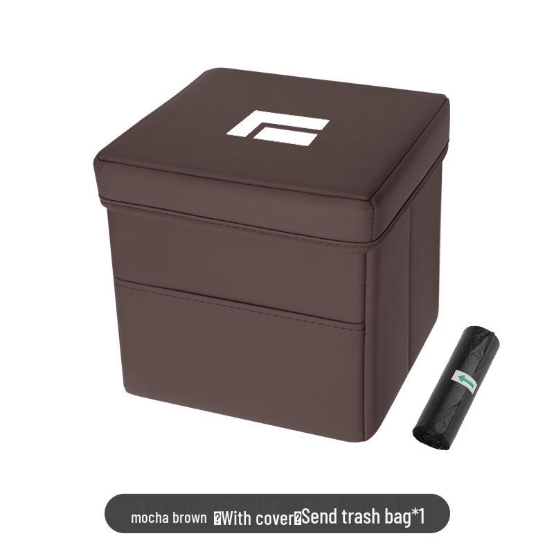 2024 Rox Jishi 01 Auto-Mülleimer: Faltbare Innenaufbewahrungsbox mit Deckel