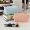 M-1Pc Fresh Simple Striped Cosmetic Bag Large Capacity Makeup Bag Pencil Case Travel Toiletries Bags Toiletry Storage Pouch