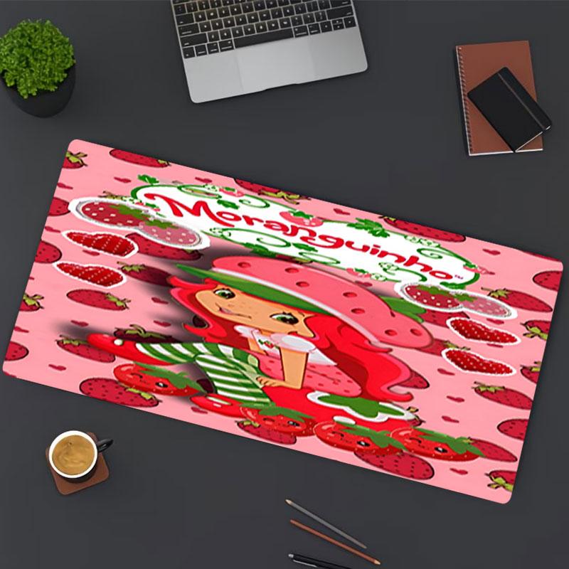 Strawberry Shortcake Print Mouse Pad, for Keyboard Pad Laptop PC Mat for Office Home Use, Desk Decor, Perfect Birthday Gift for Gamers