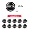2025 For Nissan 2/5/10Pcs Car Door Keyhole Sticker Auto Lock Decoration Protection Decal For Nissan Nismo Micra Qashqai Altima M