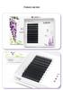 Chinese Camellia Soft Manga Lash Extensions - No Clumping, Fox Style, Super Long, Perfect for Beauty Salons