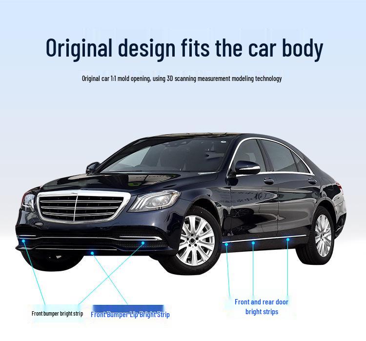 Mercedes-Benz Maybach S-Class S320L/S350/S450/S560 Front & Rear Bumper and Door Trim Strips