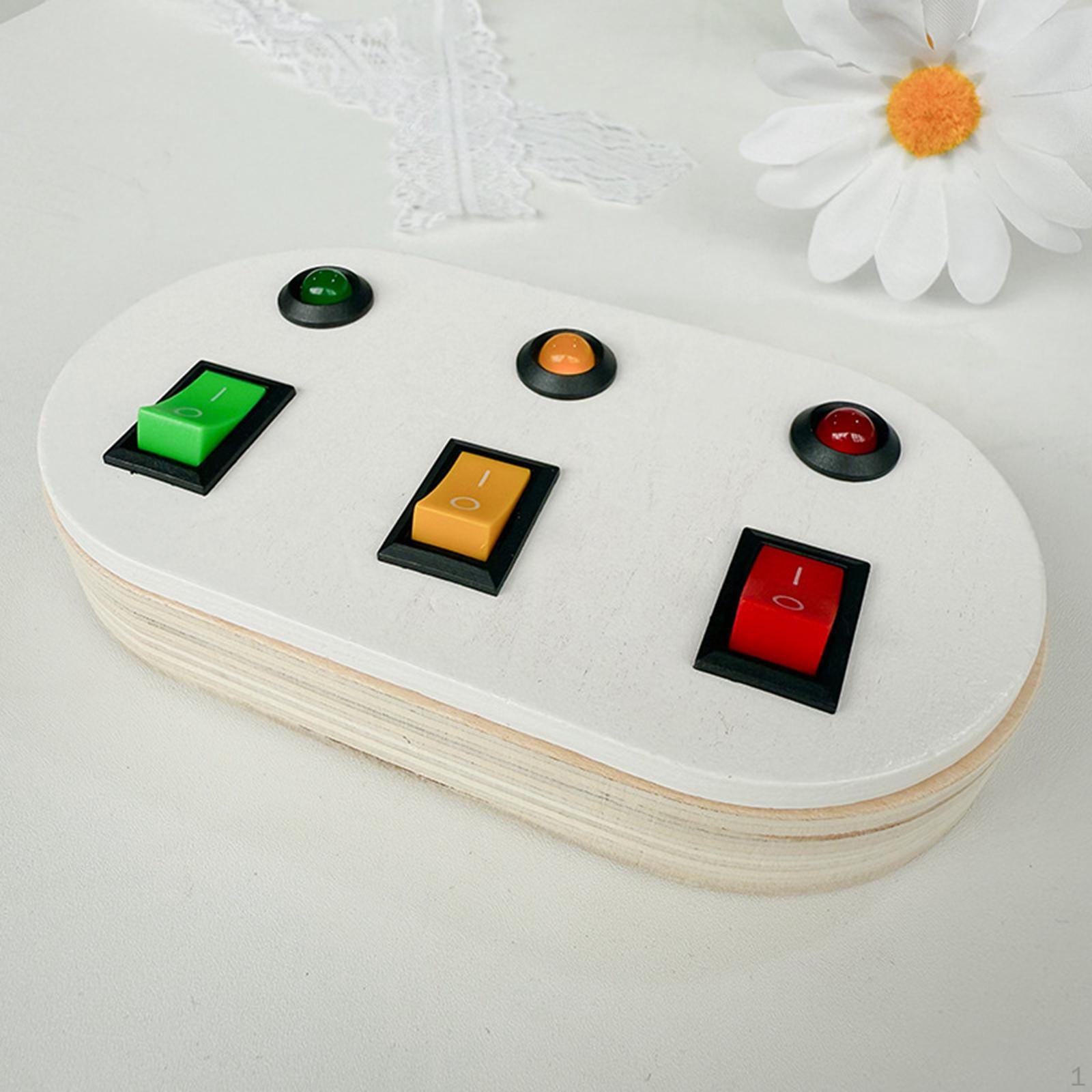 

Busy Switch Board Accessories Early Learning Development Indoor Play Game Boys Girls Gift Three