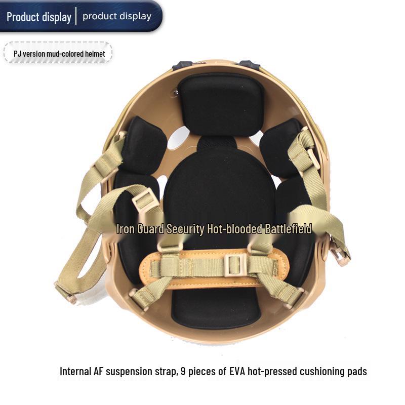 Lightweight Tactical FAST Helmet with AF Suspension, 430g – Ideal for Military, CS Field Battles, Outdoor Sports Games