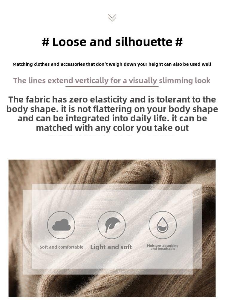 Cardigan șal tricotat de lungime medie pentru femei - Colecția primăvară/toamnă 2024