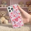 For iPhone 16 Pro Magnetic Case TPU PC Phone Cover with Detachable Love Heart Collection Backplate
