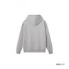 Britischer Stil Kapuzen-Reißverschluss-Sweatshirtjacke Bestickt Lockere Passform Herren Damen