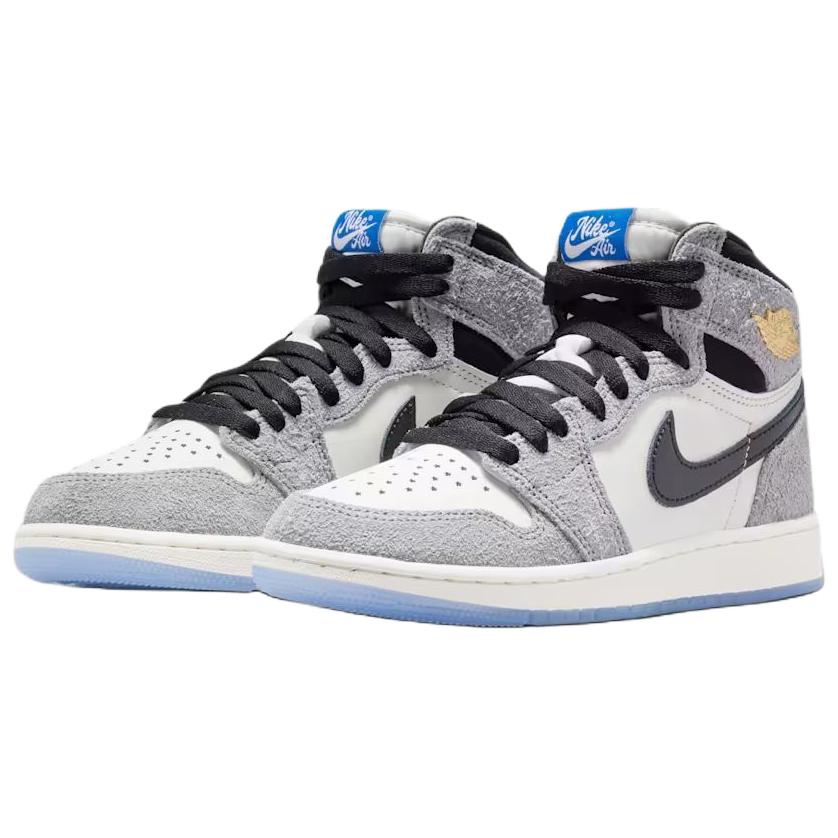 Air Jordan 1 Retro High OG GS All-Star Cool Grey Kids Sneakers White FD1437-003