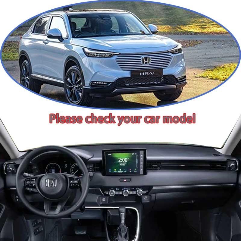 Dashboard Cover Pad for Honda HR-V HRV Vezel RV5 HEV Electric   2024 Anti-dirty Rugs Mat Sunshade Carpet Car Accessories