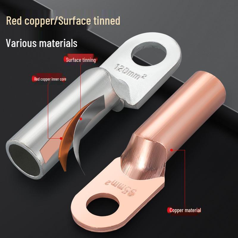 DT Copper Terminal: Tinned, Oil-Filled Copper Lug for 25/35/50 Sq. Wire
