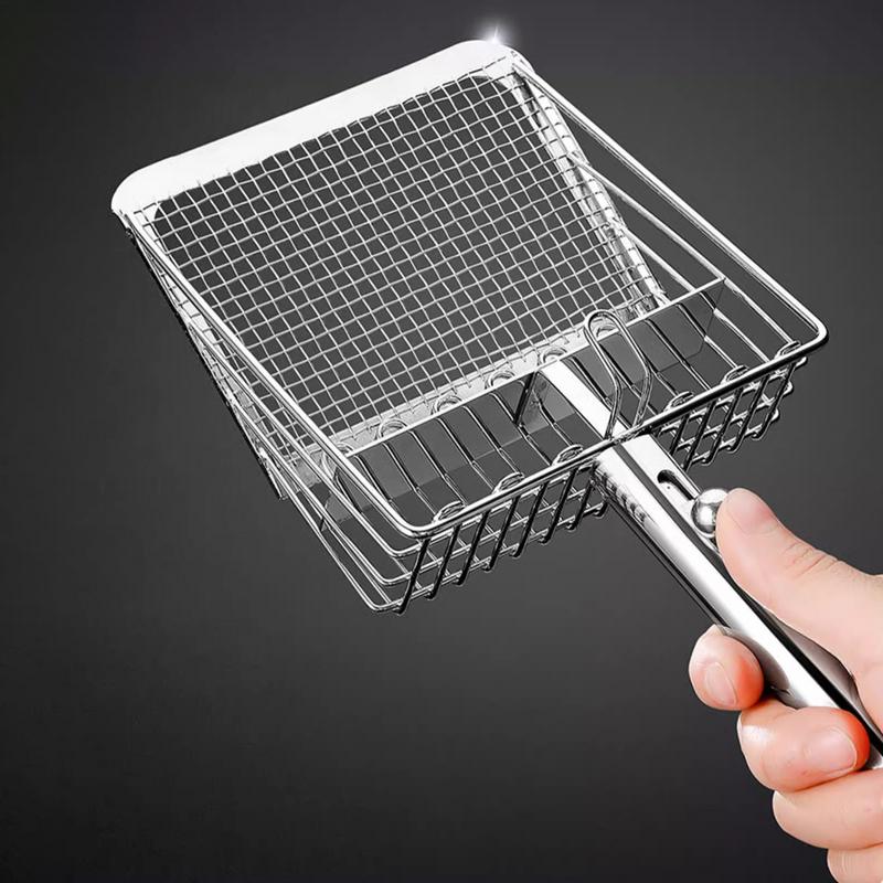 Cat Litter Scoop With Built-in Hook Multi Purpose Sifting Shovel For Chicken Coop Garden Poop And Debris Separation Tool