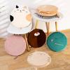 Memory Cotton Cushion Round Cute Dinosaur Shaped Soft Removable Cover Cushion Green 40 x 40 x 4.5cm