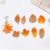 Silicone Pendant Mold Earring Molds Maple Leaf Shape Jewelry Molds Silicone Texture Present for Jewelry Enthusiasts
