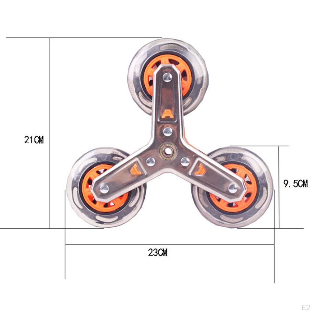 Stair Climbing Wheels Set for Shopping Carts