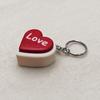 3D-gedruckter LOVE Herz Fidget Clicker Schlüsselanhänger, Stressabbau Druckknopf Spielzeug, Tragbares Schreibtisch-Gadget, Süßes Geschenk für Paare & Beste Freunde