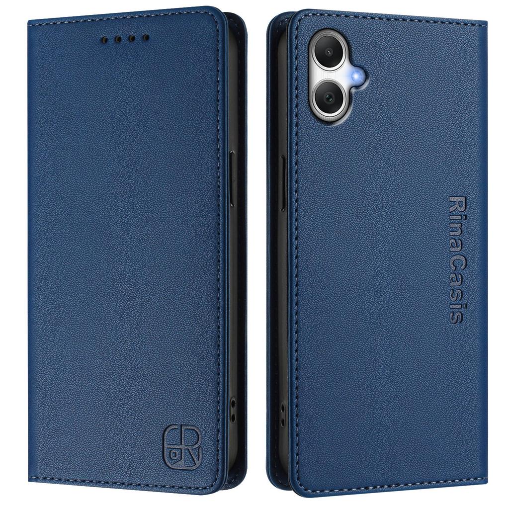For Samsung Galaxy A05 4G Leather Case RINACASIS RC01 Phone Cover with RFID Blocking Wallet Stand