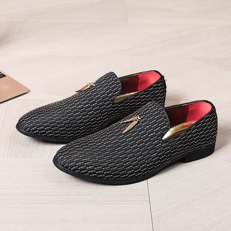 

Дизайнерская Новая Мода Мужские Кисточки Дышащие Платье Деловая Повседневная Обувь Мужские Лоферы Вечеринка Свадебное Платье Выпускной Вечер Обувь 39