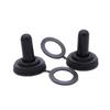 6Pcs Toggle Switch 2 Pin 2 Position On Off Rocker Switch With Waterproof Cap For Car Boat Diy Circuit Modification