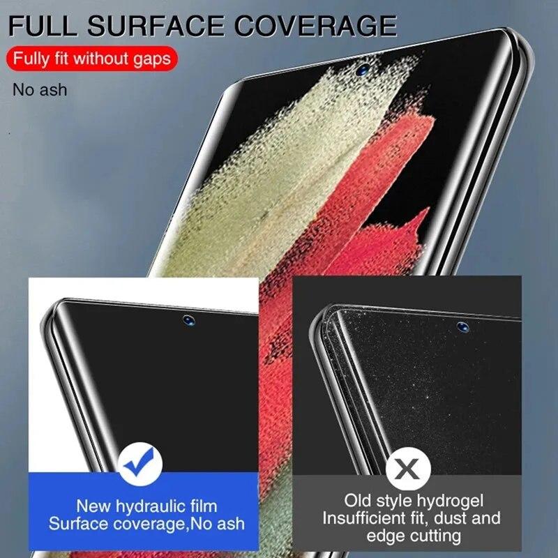 5Pcs Hydrogel Film For Samsung A54 5G A34 A14 A24 A53 A52 A13 Screen Protector For Samsung A12 A33 A73 A71 A51 A42 A23 A21S Film