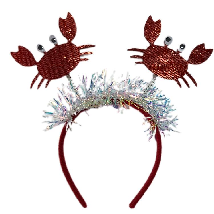 Hair Accessories Women Washing Face Hairband Crab Lobsters Shaped Hair Decors