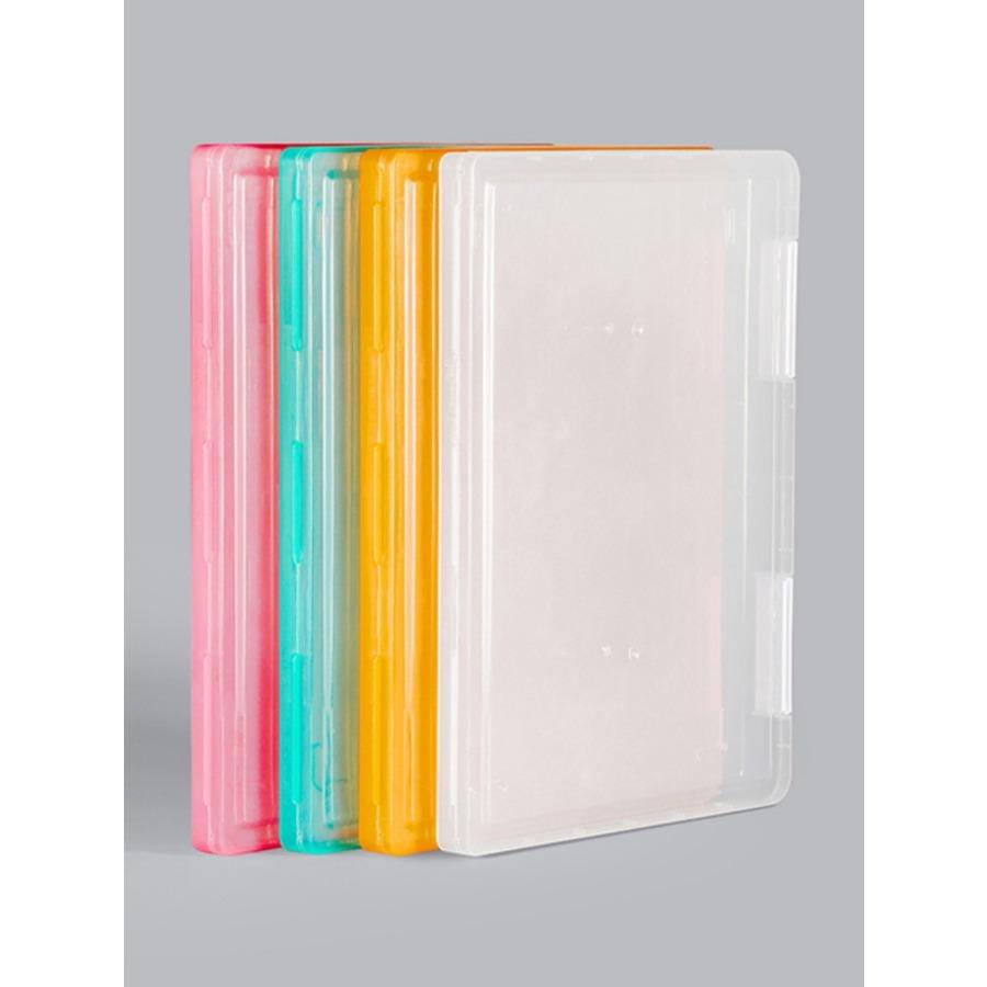 Simplified A4 Desktop Document Box, A5 Paper Color Transparent Bill Sorting Box