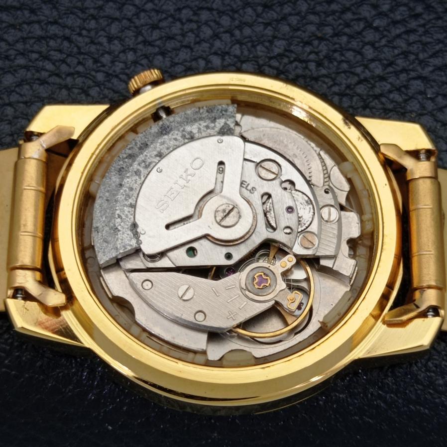 REPASOVANÉ HODINKY SEIKO 5 AUTOMATIC 6309A JAPONSKÉ ARABSKÉ ZLATÝ CIFERNÍK a426419-2