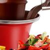 3 Tier Chocolate Fondue Fountain Auger Style US Standard Plug for BBQ Sauce Stainless Steel Heated