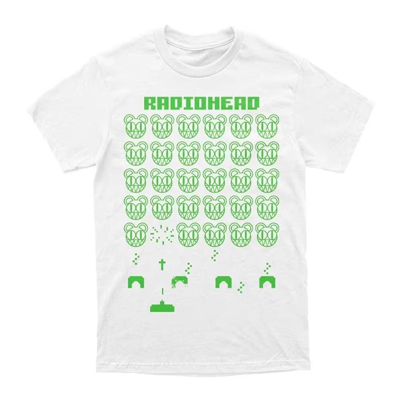 2026 Radiohead (Radio Commander) Rock Band American Casual Minimalist Cotton T-shirt
