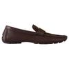 LOUIS VUITTON Metal Detail Loafers Men's Brown 1ABFYB