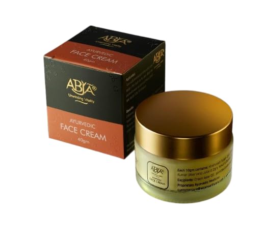 ABJA Ayurvedic Face Cream 50g | Herbal Daily Moisturizer for Soft Smooth Skin | Light Non Greasy Formula for Fresh Radiant Look | Suitable for All