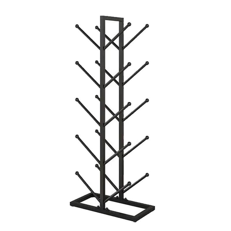 Double-Sided Basketball Storage Rack