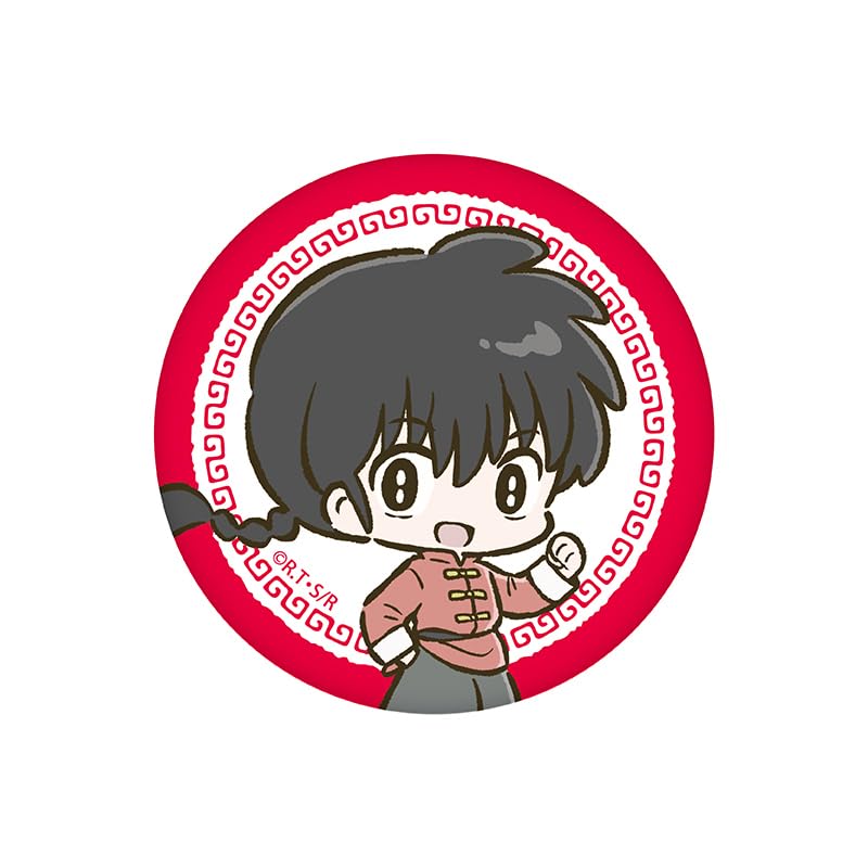 Overglad Ranma Trading Can Deformed 1/2 Badges, 8-Piece Set, Ver. RMM-021