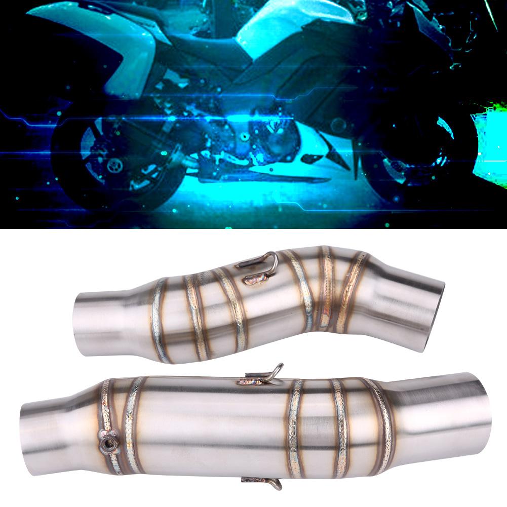 

1 пара 51 мм мотоциклетная выхлопная труба среднего звена адаптер соединитель для Kawasaki Z1000 20102014