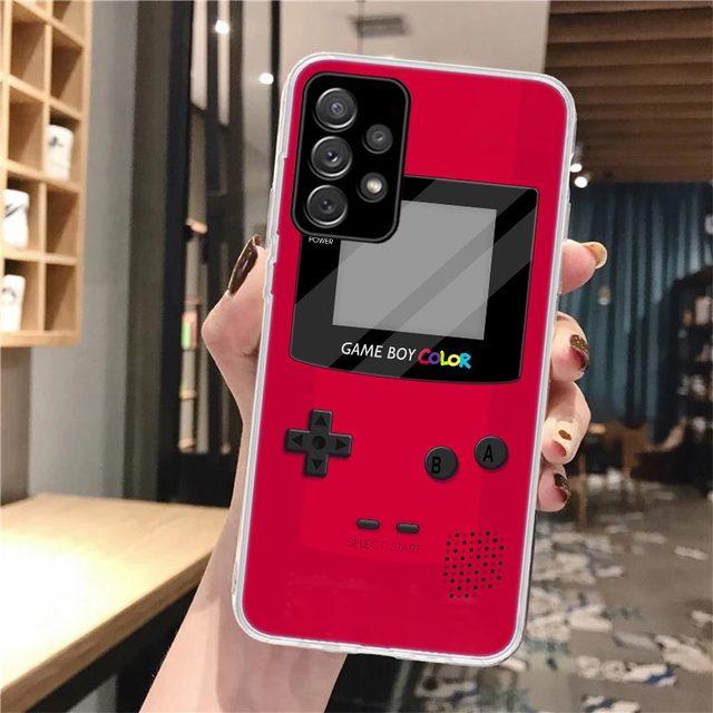 Gameboy Boy Oyunu Yumuşak Telefon samsung kılıfı Galaxy A52 A53 A12 A13 A22 A23 A32 A33 A72 A73 5g A02s A03s A50s Desen Kapak