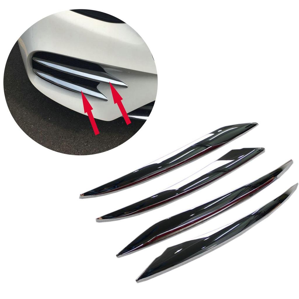 RUIQ W213 Exterior Front Grille and Fog Lamp Garnish Bezel Covers Aftermarket Parts Mercedes-Benz E-Class (5th Generation) -