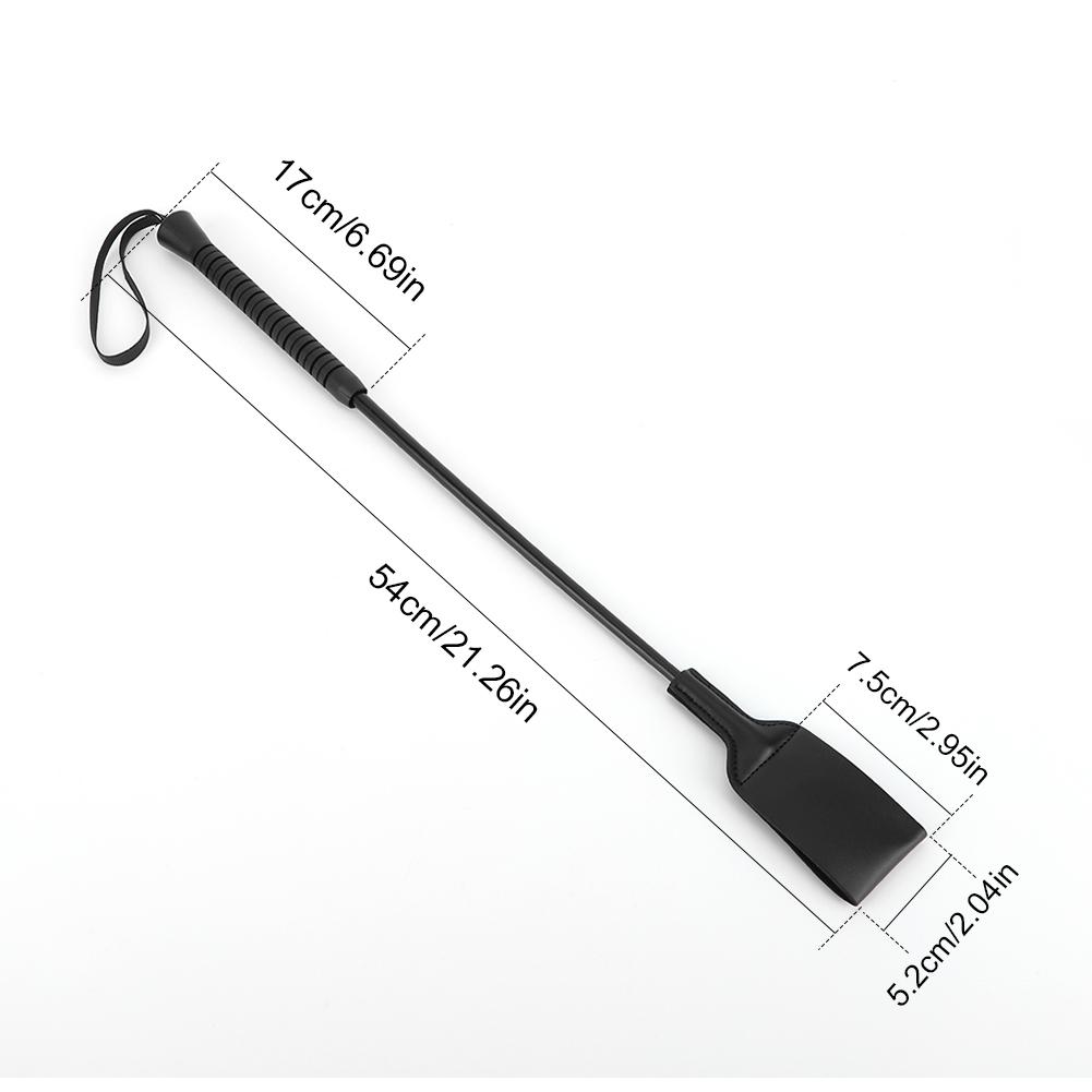 21Inch Riding Crop with Handle Outdoor Portable Pointer PU Leather Equestrianism Horse Crop for Equestrian Sports